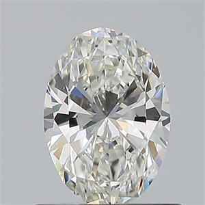 Picture of Natural Diamond 0.70 Carats, Oval with  Cut, I Color, VS1 Clarity and Certified by GIA