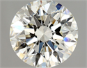 Diamante Natural 1.52 quilates, Redondo , Color J, claridad IF y certificado GIA