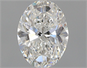 Diamante Natural 0.70 quilates, Ovalado , Color G, claridad SI1 y certificado GIA