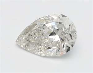 Picture of Natural Diamond 1.01 Carats, Pear with  Cut, G Color, I1 Clarity and Certified by IGI