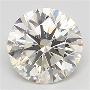 Picture of Natural Diamond 0.71 Carats, Round with Excellent Cut, K Color, VVS2 Clarity and Certified by GIA