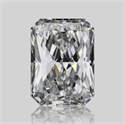 Natural Diamond 1.02 Carats, Radiant with  Cut, D Color, IF Clarity and Certified by GIA