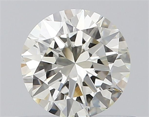 Picture of Natural Diamond 0.52 Carats, Round with Excellent Cut, J Color, VVS1 Clarity and Certified by IGI