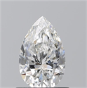 Diamante Natural 0.70 quilates, De pera , Color F, claridad VS2 y certificado GIA