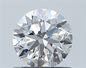 Picture of Natural Diamond 0.70 Carats, Round with Very Good Cut, E Color, VVS2 Clarity and Certified by GIA