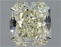 Natural Diamond 1.11 Carats, Radiant with  Cut, M Color, VVS2 Clarity and Certified by GIA