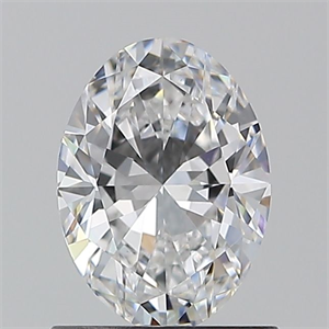 Picture of Natural Diamond 0.90 Carats, Oval with  Cut, D Color, VS1 Clarity and Certified by GIA