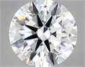 Lab Grown Diamond 4.36 Carats, Round with Ideal Cut, D Color, VS1 Clarity and Certified by IGI