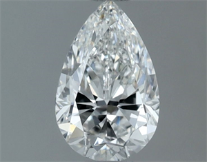 Foto Diamante Natural 0.60 quilates, De pera , Color F, claridad VS2 y certificado GIA de