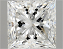 Natural Diamond 0.71 Carats, Princess with  Cut, G Color, VVS2 Clarity and Certified by GIA