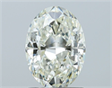 Natural Diamond 1.21 Carats, Oval with  Cut, K Color, VS2 Clarity and Certified by GIA