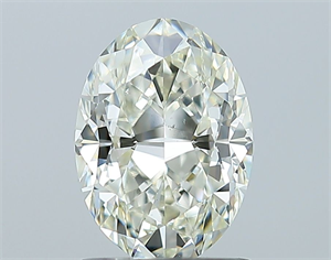 Picture of Natural Diamond 1.21 Carats, Oval with  Cut, K Color, VS2 Clarity and Certified by GIA