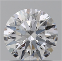 Lab Grown Diamond 1.07 Carats, Round with Ideal Cut, D Color, VVS2 Clarity and Certified by IGI