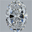 Natural Diamond 2.50 Carats, Oval with  Cut, D Color, SI1 Clarity and Certified by GIA