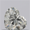 Natural Diamond 0.43 Carats, Heart with  Cut, H Color, VVS1 Clarity and Certified by GIA