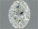 Natural Diamond 1.23 Carats, Oval with  Cut, I Color, VVS2 Clarity and Certified by IGI