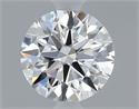 Diamante Natural 0.43 quilates, Redondo , Color F, claridad VS2 y certificado GIA