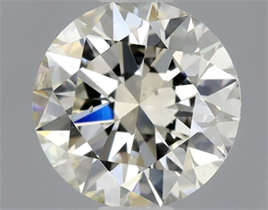 Foto Diamante Natural 0.60 quilates, Redondo , Color L, claridad SI1 y certificado GIA de