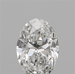 Picture of Natural Diamond 0.19 Carats, Oval with  Cut, H Color, VS1 Clarity and Certified by GIA