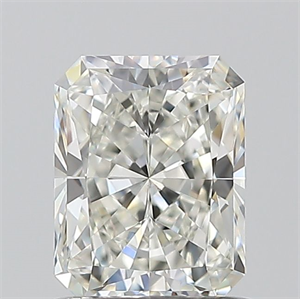 Picture of Natural Diamond 0.91 Carats, Radiant with  Cut, J Color, VS1 Clarity and Certified by GIA