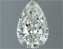 Natural Diamond 1.00 Carats, Pear with  Cut, I Color, SI1 Clarity and Certified by IGI