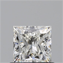 Natural Diamond 0.70 Carats, Princess with  Cut, I Color, VVS2 Clarity and Certified by GIA