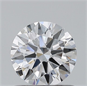 Diamante Natural 0.70 quilates, Redondo , Color D, claridad VVS1 y certificado GIA