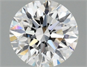 Lab Grown Diamond 1.08 Carats, Round with Excellent Cut, E Color, VVS2 Clarity and Certified by IGI