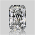 Natural Diamond 0.73 Carats, Radiant with  Cut, E Color, VVS1 Clarity and Certified by GIA