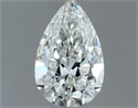 Natural Diamond 0.50 Carats, Pear with  Cut, G Color, SI1 Clarity and Certified by GIA