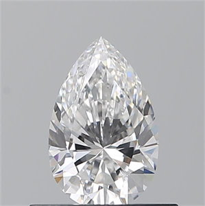 Foto Diamante Natural 0.50 quilates, De pera , Color E, claridad SI1 y certificado GIA de