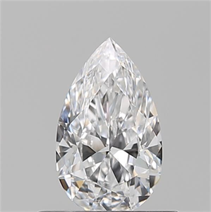 Picture of Natural Diamond 0.50 Carats, Pear with  Cut, D Color, VS1 Clarity and Certified by GIA
