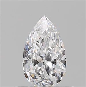 Picture of Natural Diamond 0.50 Carats, Pear with  Cut, D Color, VS1 Clarity and Certified by GIA