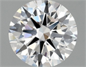 Lab Grown Diamond 1.42 Carats, Round with Ideal Cut, E Color, VS1 Clarity and Certified by IGI