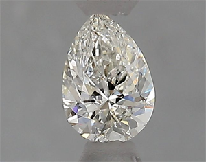 Foto Diamante Natural 0.40 quilates, De pera , Color H, claridad SI1 y certificado GIA de