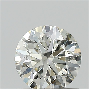 Foto Diamante Natural 0.60 quilates, Redondo , Color K, claridad SI1 y certificado GIA de