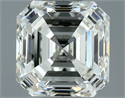 Natural Diamond 1.00 Carats, Asscher with  Cut, I Color, VVS2 Clarity and Certified by IGI