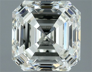 Picture of Natural Diamond 1.00 Carats, Asscher with  Cut, I Color, VVS2 Clarity and Certified by IGI