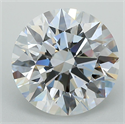 Lab Grown Diamond 4.35 Carats, Round with Ideal Cut, E Color, VS1 Clarity and Certified by IGI
