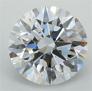 Picture of Lab Grown Diamond 4.35 Carats, Round with Ideal Cut, E Color, VS1 Clarity and Certified by IGI