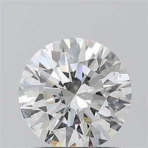 Picture of Natural Diamond 1.01 Carats, Round with Excellent Cut, I Color, SI2 Clarity and Certified by GIA