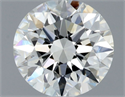 Natural Diamond 0.71 Carats, Round with Excellent Cut, H Color, VS2 Clarity and Certified by GIA