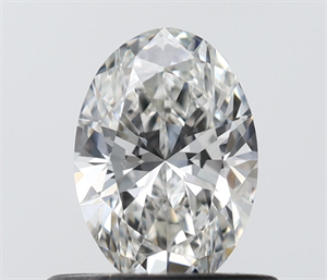 Foto Diamante Natural 0.53 quilates, Ovalado , Color H, claridad VVS1 y certificado GIA de