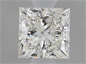 Natural Diamond 0.72 Carats, Princess with  Cut, I Color, IF Clarity and Certified by GIA