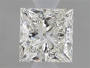 Foto Diamante Natural 0.72 quilates, Princesa , Color I, claridad IF y certificado GIA de