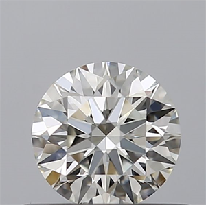 Picture of Natural Diamond 0.41 Carats, Round with Excellent Cut, G Color, VVS1 Clarity and Certified by IGI