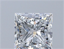 Diamante Natural 0.70 quilates, Princesa , Color F, claridad VS1 y certificado GIA