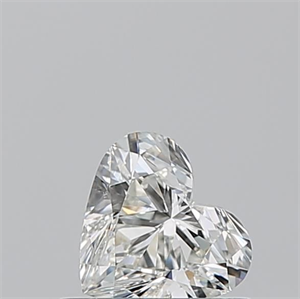 Picture of Natural Diamond 0.50 Carats, Heart with  Cut, I Color, VS2 Clarity and Certified by GIA
