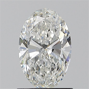 Picture of Natural Diamond 1.01 Carats, Oval with  Cut, G Color, I1 Clarity and Certified by GIA
