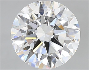 Picture of Lab Grown Diamond 3.16 Carats, Round with Excellent Cut, E Color, VVS2 Clarity and Certified by IGI